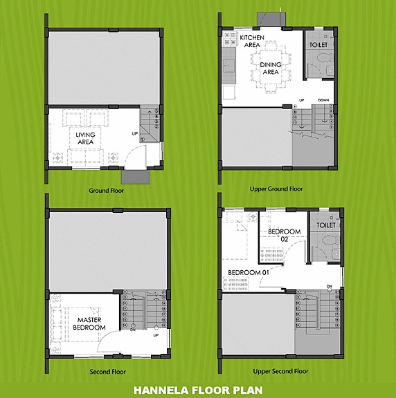 Hannela Floor Plan House and Lot in Tarlac