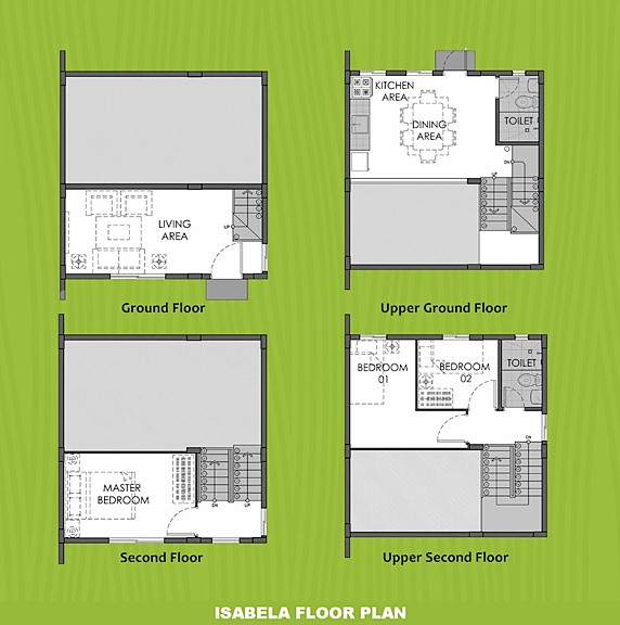 Isabela Floor Plan House and Lot in Tarlac