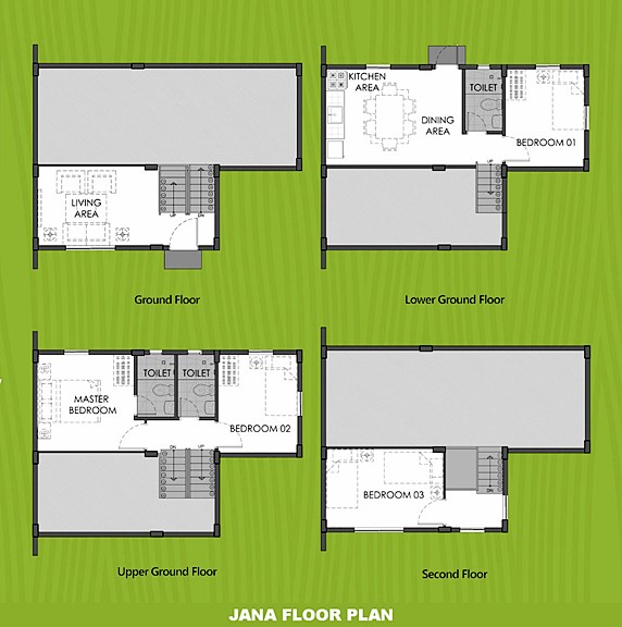 Janna Floor Plan House and Lot in Tarlac