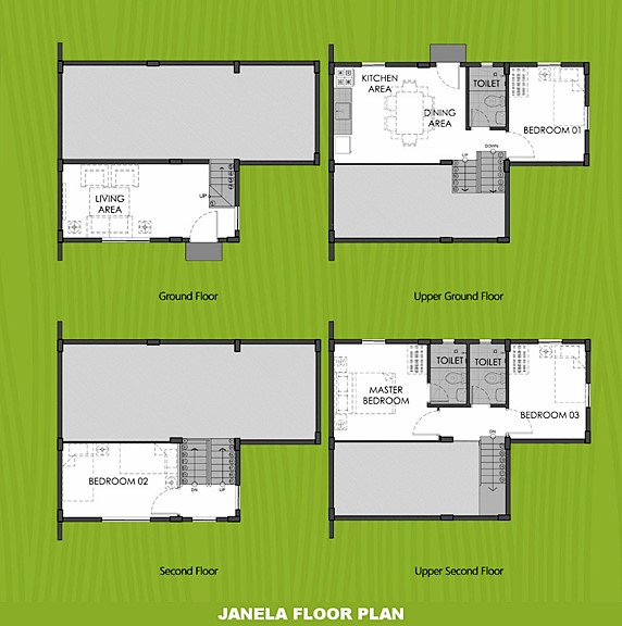 Janela Floor Plan House and Lot in Tarlac