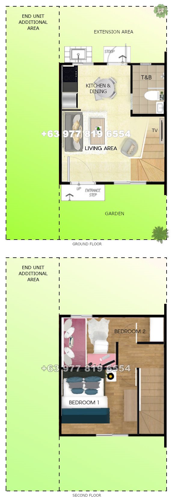 Arielle Floor Plan House and Lot in Tarlac