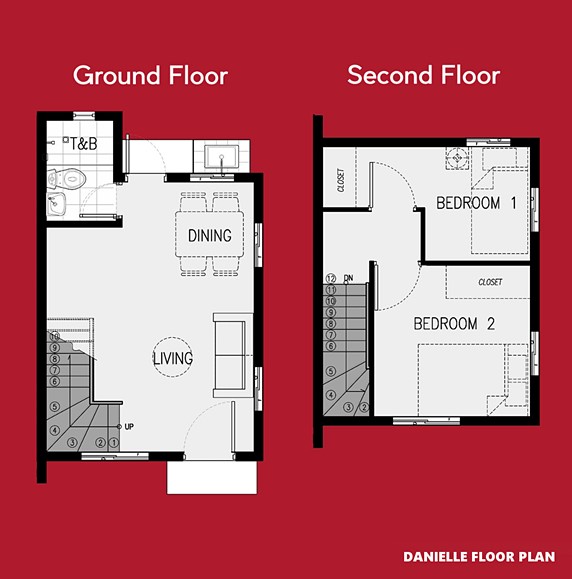 Danielle Floor Plan House and Lot in Tarlac